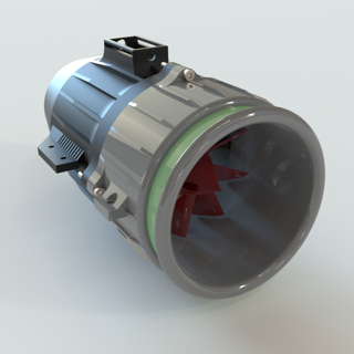 قاب داکت فن پرینت سه‌بعدی EDF برای پهپاد، VTOL و پروژه‌های هوافضایی | طراحی مهندسی و سبک وزن